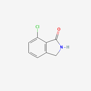 molecular formula C8H6ClNO B1593030 7-氯代异吲哚啉-1-酮 CAS No. 658683-16-0