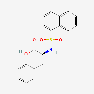molecular formula C19H17NO4S B1593033 N-(1-Naphthalenesulfonyl)-L-phenylalanine CAS No. 90291-46-6