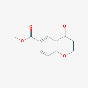 molecular formula C11H10O4 B1593039 Methyl 4-oxochromane-6-carboxylate CAS No. 41118-19-8