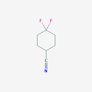 molecular formula C7H9F2N B1593041 4,4-Difluorocyclohexanecarbonitrile CAS No. 922728-21-0