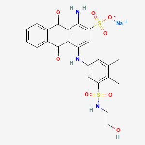 molecular formula C24H22N3NaO8S2 B1593045 Acid Blue 277 CAS No. 25797-81-3