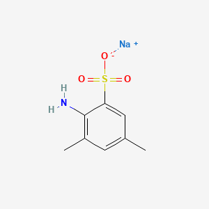 molecular formula C8H11NNaO3S B1593047 Sodium 4-amino-m-xylene-5-sulphonate CAS No. 64501-85-5