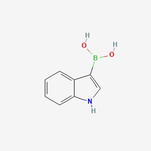 molecular formula C8H8BNO2 B1593052 (1H-吲哚-3-基)硼酸 CAS No. 741253-05-4