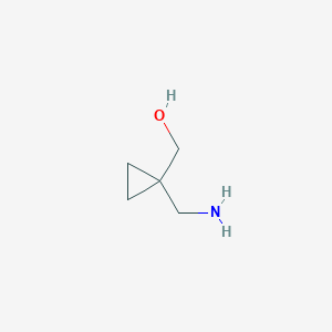 molecular formula C5H11NO B1593053 [1-(氨基甲基)环丙基]甲醇 CAS No. 45434-02-4