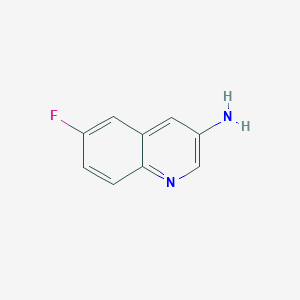 molecular formula C9H7FN2 B1593055 6-Fluoroquinolin-3-amine CAS No. 742699-00-9