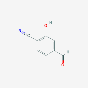 molecular formula C8H5NO2 B1593057 4-Formyl-2-hydroxybenzonitrile CAS No. 73289-83-5