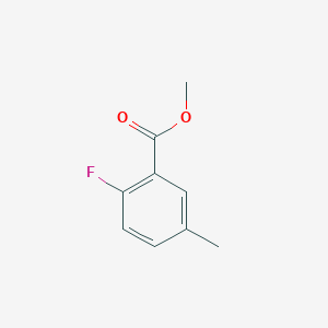 molecular formula C9H9FO2 B1593066 Methyl 2-fluoro-5-methylbenzoate CAS No. 2967-93-3