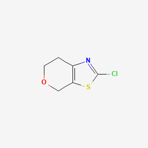 molecular formula C6H6ClNOS B1593069 2-氯-6,7-二氢-4H-吡喃[4,3-D]噻唑 CAS No. 259810-13-4