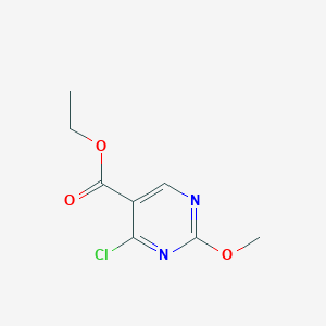 molecular formula C8H9ClN2O3 B1593070 Ethyl 4-chloro-2-methoxypyrimidine-5-carboxylate CAS No. 65269-18-3
