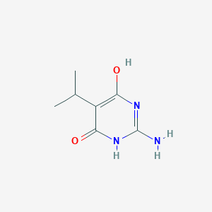 molecular formula C7H11N3O2 B1593074 2-Amino-4,6-dihydroxy-5-isopropylpyrimidine CAS No. 500161-23-9