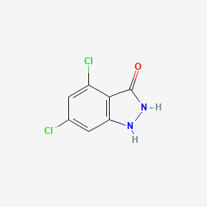 molecular formula C7H4Cl2N2O B1593088 4,6-dichloro-1H-indazol-3-ol CAS No. 220707-43-7