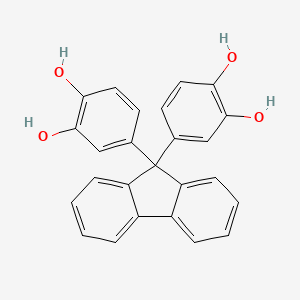 molecular formula C25H18O4 B1593093 9,9-Bis(3,4-dihydroxyphenyl)fluorene CAS No. 351521-78-3