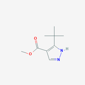 molecular formula C9H14N2O2 B1593099 Methyl 3-(tert-butyl)-1H-pyrazole-4-carboxylate CAS No. 1017782-45-4