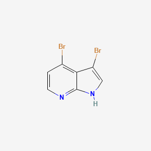 molecular formula C7H4Br2N2 B1593109 3,4-dibromo-1H-pyrrolo[2,3-b]pyridine CAS No. 1000340-33-9