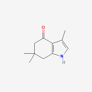 molecular formula C11H15NO B1593115 3,6,6-trimethyl-6,7-dihydro-1H-indol-4(5H)-one CAS No. 56008-20-9