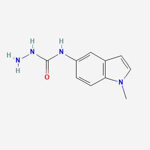 molecular formula C10H12N4O B1593116 N-(1-methyl-1H-indol-5-yl)hydrazinecarboxamide CAS No. 958888-24-9