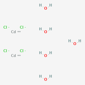 molecular formula Cd2Cl4H10O5 B1593118 Unii-2R707sxc9H CAS No. 7790-78-5