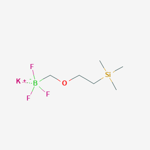 molecular formula C6H15BF3KOSi B1593138 Potassium (2-trimethylsilyl)-ethoxymethyl trifluoroborate CAS No. 1027642-28-9