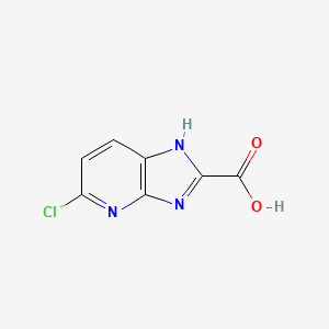 5-Chloro-1H-imidazo[4,5-B]pyridine-2-carboxylic acid
