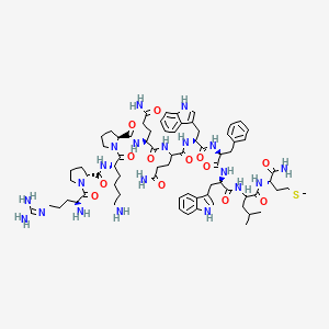 Substance P, prolyl(2)-tryptophan(7,9)-