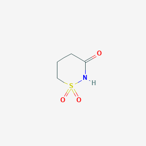 molecular formula C4H7NO3S B1593149 1,2-Thiazinan-3-one 1,1-dioxide CAS No. 913836-20-1
