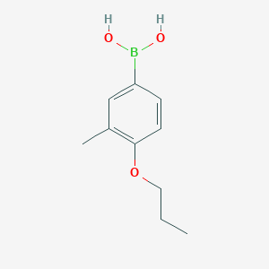 molecular formula C10H15BO3 B1593154 (3-Methyl-4-propoxyphenyl)boronic acid CAS No. 279262-88-3