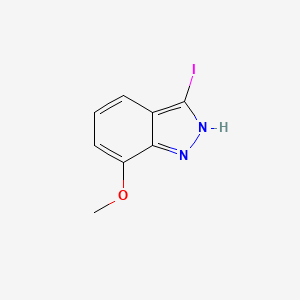 molecular formula C8H7IN2O B1593160 3-Iodo-7-methoxy-1H-indazole CAS No. 351210-07-6