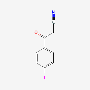 molecular formula C9H6INO B1593162 3-(4-Iodophenyl)-3-oxopropanenitrile CAS No. 206346-33-0