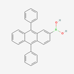molecular formula C26H19BO2 B1593163 (9,10-Diphenylanthracen-2-yl)boronic acid CAS No. 597553-98-5