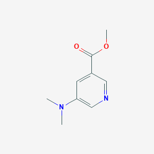 molecular formula C9H12N2O2 B1593164 5-(二甲氨基)烟酸甲酯 CAS No. 29898-23-5