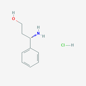 molecular formula C9H14ClNO B1593179 (S)-3-氨基-3-苯基丙醇盐酸盐 CAS No. 936499-93-3