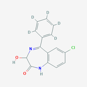 molecular formula C15H11ClN2O2 B159318 Oxazepam-d5 CAS No. 65854-78-6