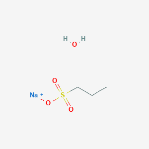 molecular formula C3H9NaO4S B1593182 丙烷-1-磺酸钠水合物 CAS No. 304672-01-3