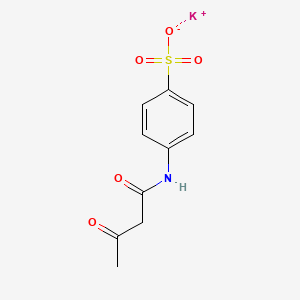 molecular formula C10H10KNO5S B1593186 Potassium N-(acetoacetyl)sulfanilate CAS No. 70321-85-6