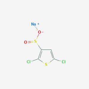 molecular formula C4HCl2NaO2S2 B1593190 Sodium 2,5-dichlorothiophene-3-sulfinate CAS No. 363179-59-3