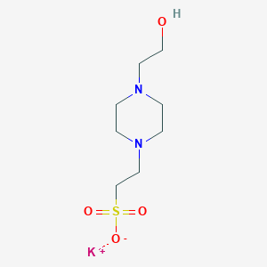 B1593192 Potassium 2-(4-(2-hydroxyethyl)piperazin-1-yl)ethanesulfonate CAS No. 82207-62-3