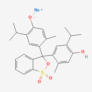 molecular formula C27H29NaO5S B1593193 百里酚蓝钠盐 CAS No. 62625-21-2