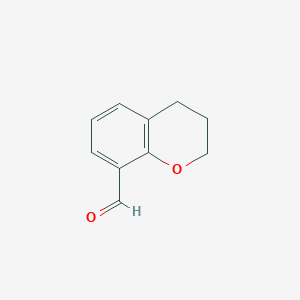molecular formula C10H10O2 B1593204 8-甲酰色满 CAS No. 327183-32-4