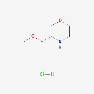molecular formula C6H14ClNO2 B1593205 3-(Methoxymethyl)morpholine hydrochloride CAS No. 955428-52-1