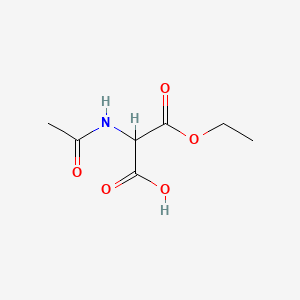 molecular formula C7H10NO5- B1593209 2-Acetamido-3-ethoxy-3-oxopropanoic acid CAS No. 54681-67-3