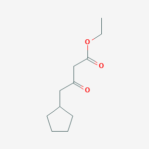 molecular formula C11H18O3 B1593210 Ethyl 4-cyclopentyl-3-oxobutanoate CAS No. 68104-99-4