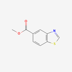molecular formula C9H7NO2S B1593214 Methyl benzo[d]thiazole-5-carboxylate CAS No. 478169-65-2