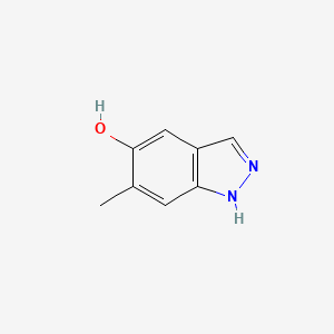 molecular formula C8H8N2O B1593215 6-methyl-1H-indazol-5-ol CAS No. 478832-60-9