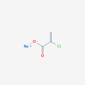 molecular formula C3H2ClNaO2 B1593221 2-Chloroacrylic acid sodium salt CAS No. 32997-86-7