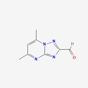 5,7-Dimethyl-[1,2,4]triazolo[1,5-a]pyrimidine-2-carbaldehyde