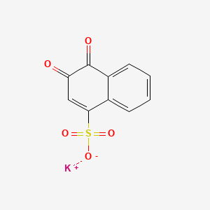 molecular formula C10H5KO5S B1593227 Potassium 1,2-naphthoquinone-4-sulphonate CAS No. 5908-27-0
