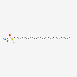 molecular formula C15H32NaO3S B1593228 1-Pentadecanesulfonic acid, sodium salt CAS No. 5896-54-8