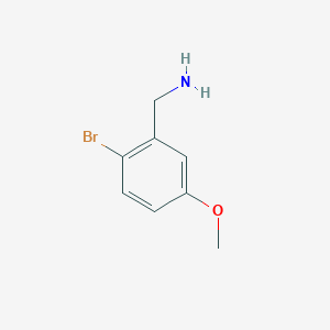 molecular formula C8H10BrNO B1593238 (2-Bromo-5-methoxyphenyl)methanamine CAS No. 887581-09-1