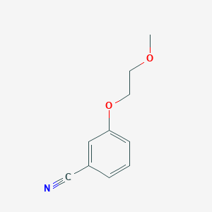 molecular formula C10H11NO2 B1593239 3-(2-Methoxyethoxy)benzonitrile CAS No. 80407-67-6
