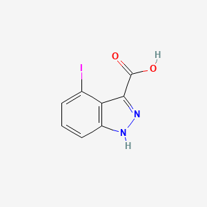 molecular formula C8H5IN2O2 B1593243 4-Iodo-1H-indazole-3-carboxylic acid CAS No. 885518-74-1